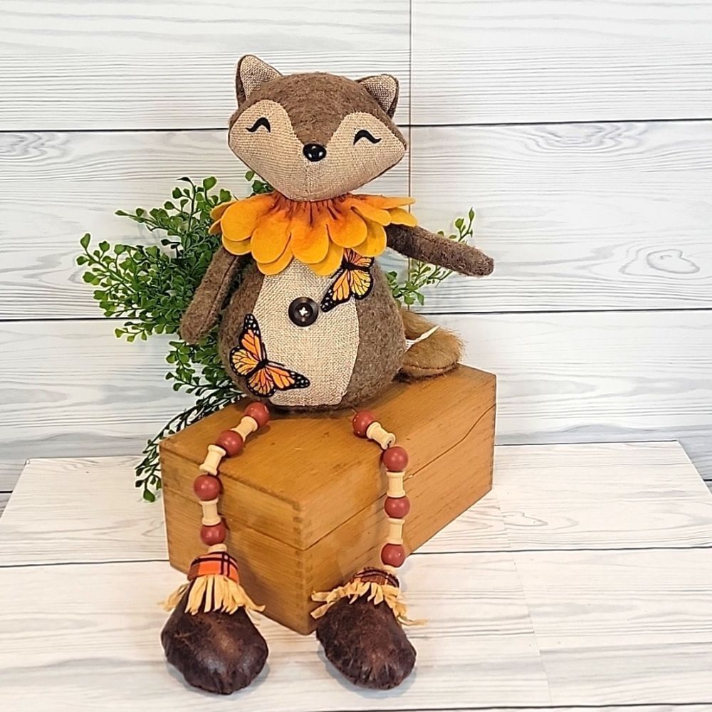 Fox harvest plush sit-about (Display Not Included)